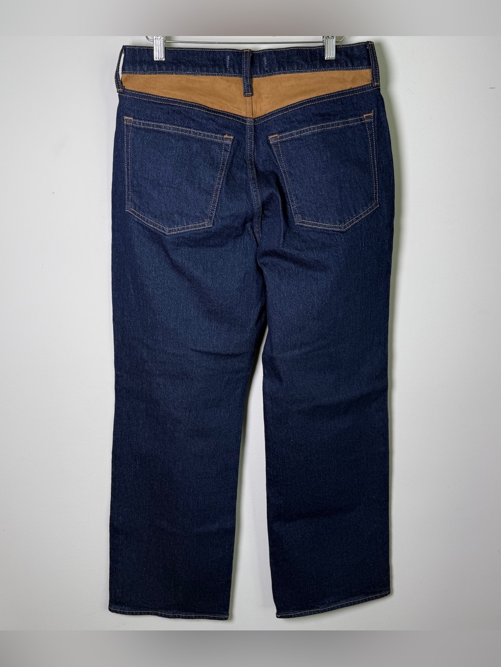 Abercrombie & Fitch High Rise 90s Relaxed Jeans Western Contrast Yoke Cowboy 30 - Picture 3 of 11